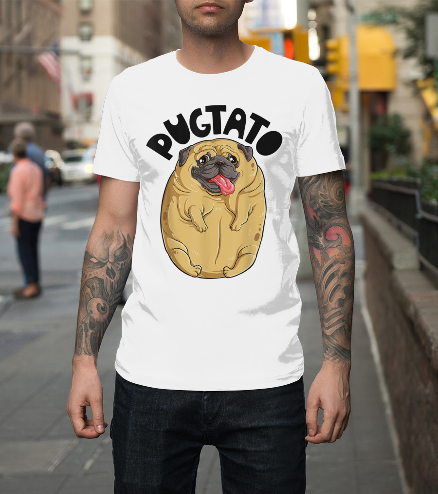 Pugtato Pug Potato Dog Lovers T-Shirt