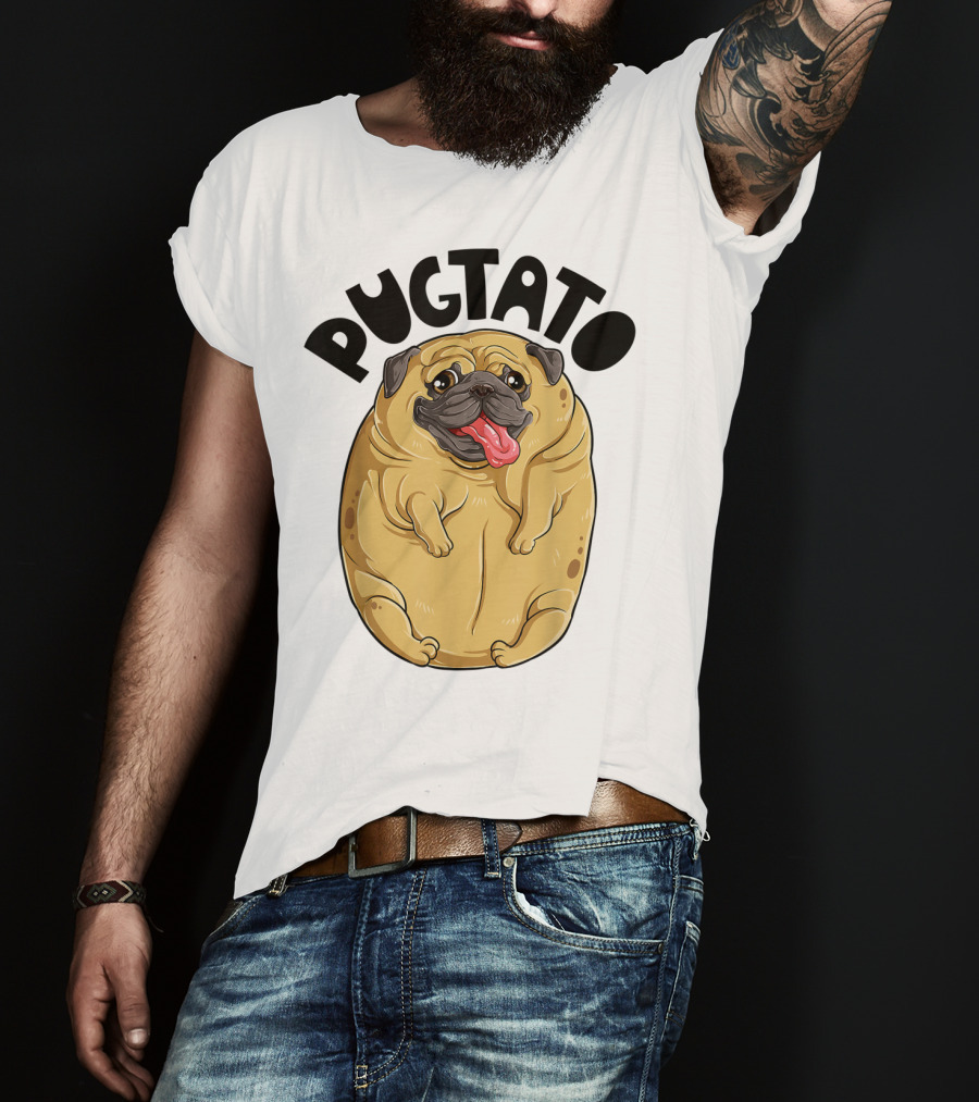 Pugtato Pug Potato Dog Lovers T-Shirt