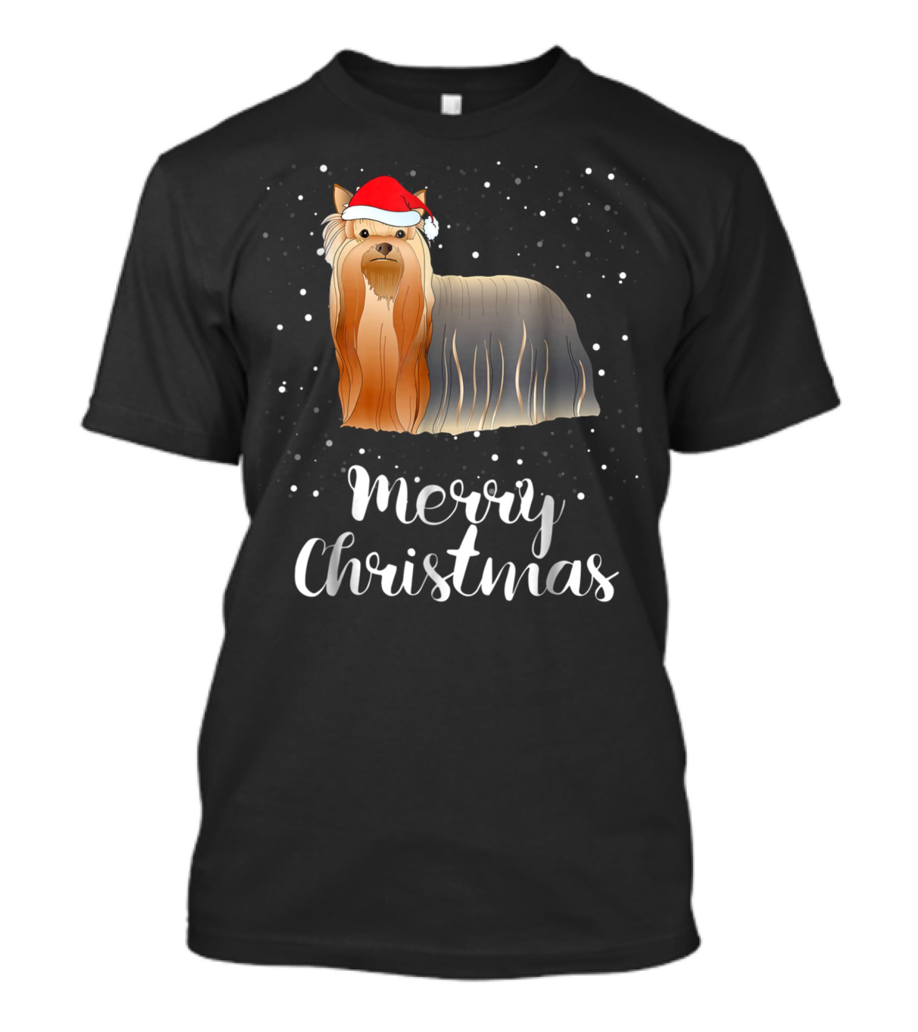 Merry Christmas Shih Tzu Family Group Matching T-Shirt