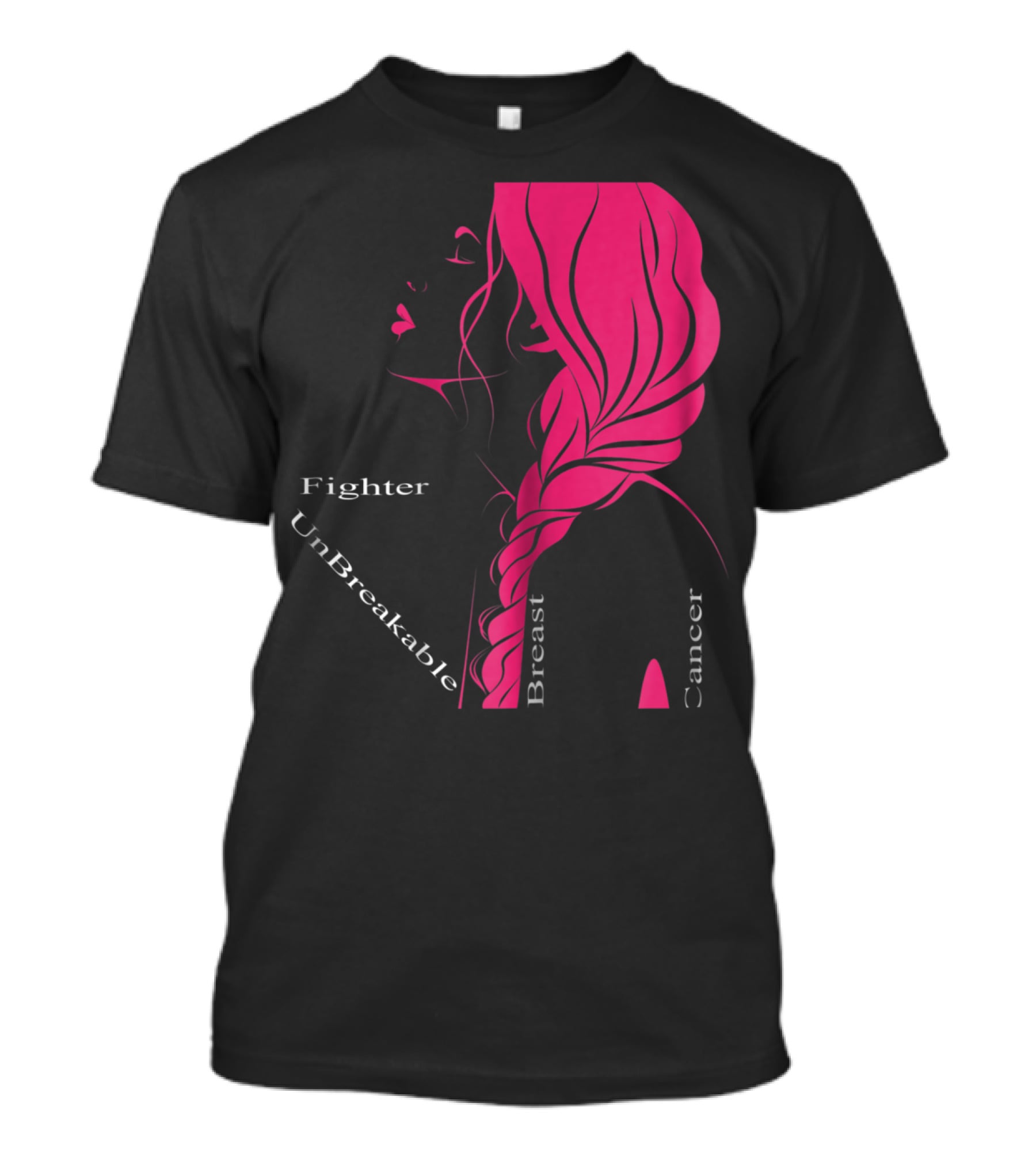 Breast Cancer Fighter Unbreakable Warrior T-Shirt