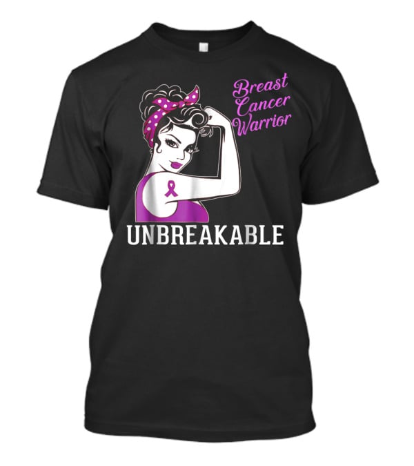 Breast Cancer Warrior Unbreakable T-Shirt