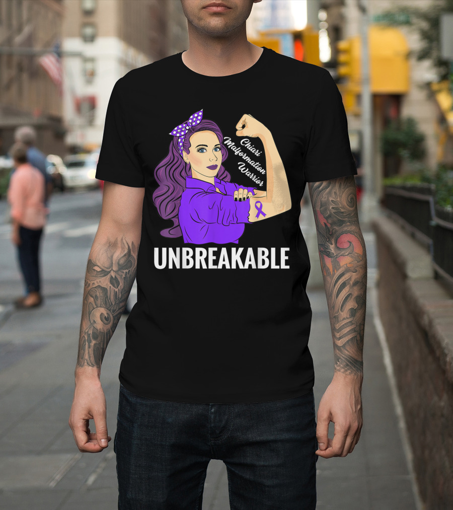 Unbreakable Chiari Malformation Awareness Warrior T-Shirt