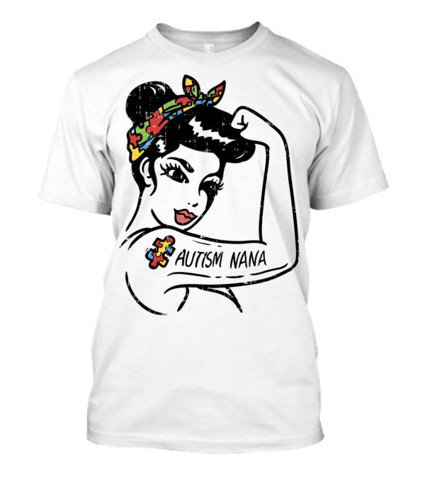 Autism Nana Unbreakable Awareness Longsleeve T-Shirt