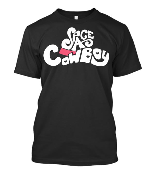 Space Cowboy Retro Typography T-Shirt