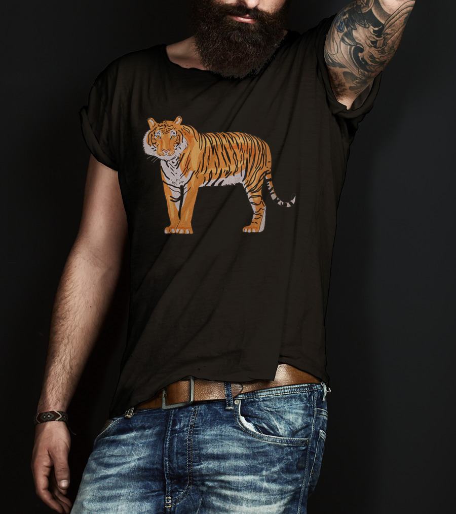 Beautiful Tiger Big Cat Animal Lover Tiger T-Shirt