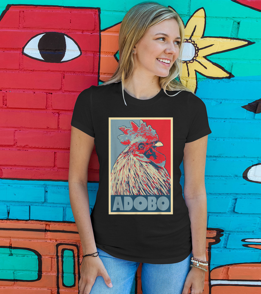 HOPE Adobo For FilAm Families And Friends Rooster T-Shirt