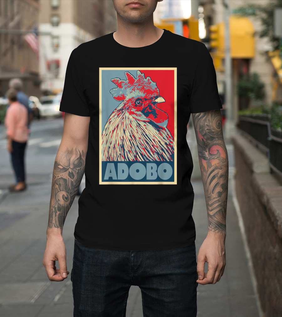 HOPE Adobo For FilAm Families And Friends Rooster T-Shirt