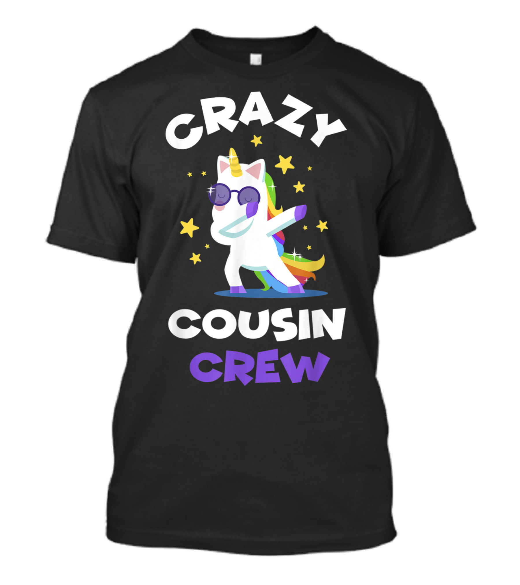 Crazy Cousin Crew Unicorn Dabbing Reunion T-Shirt