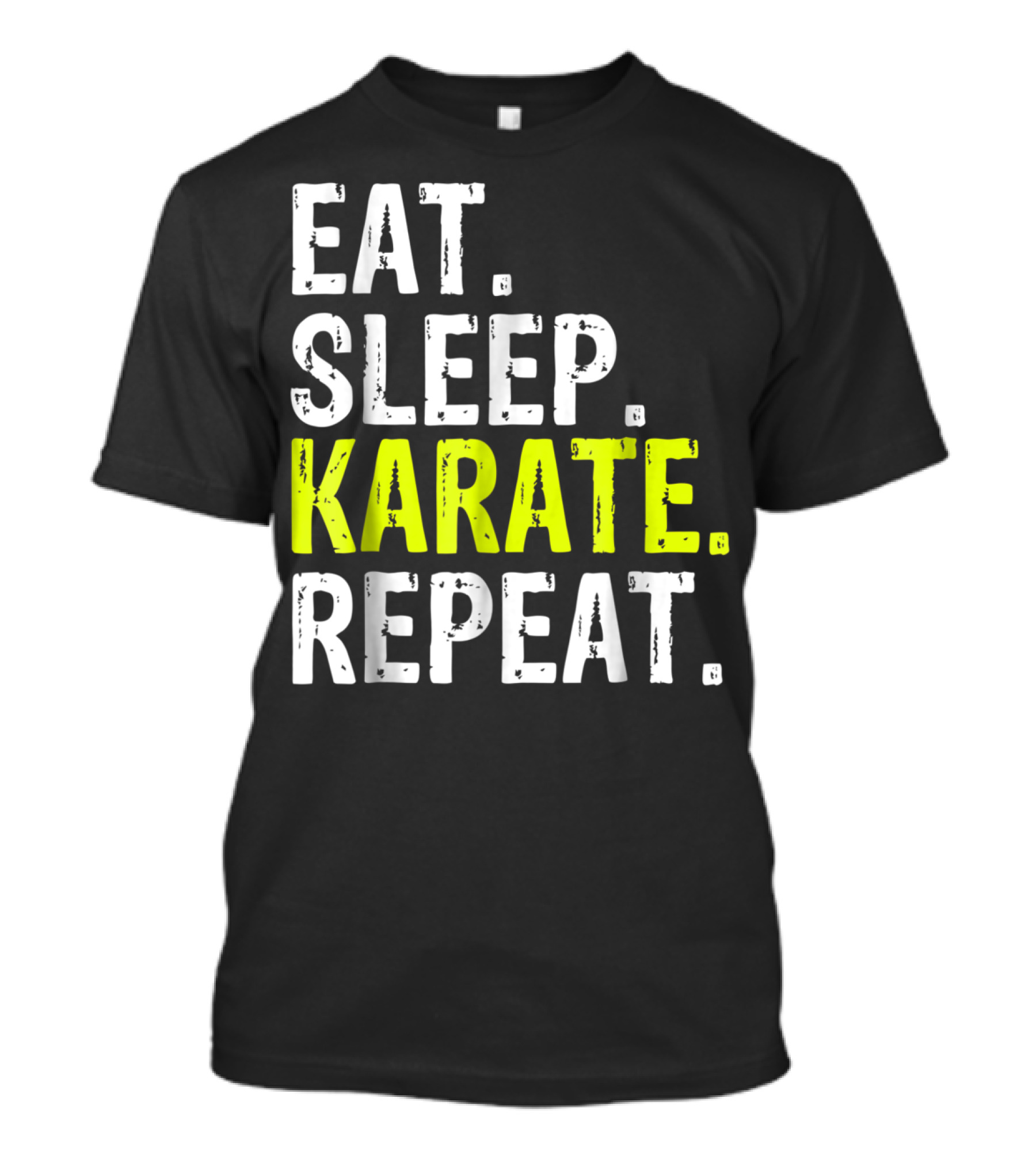 Eat Sleep Karate Repeat Martial Arts Lifestyle T-Shirt