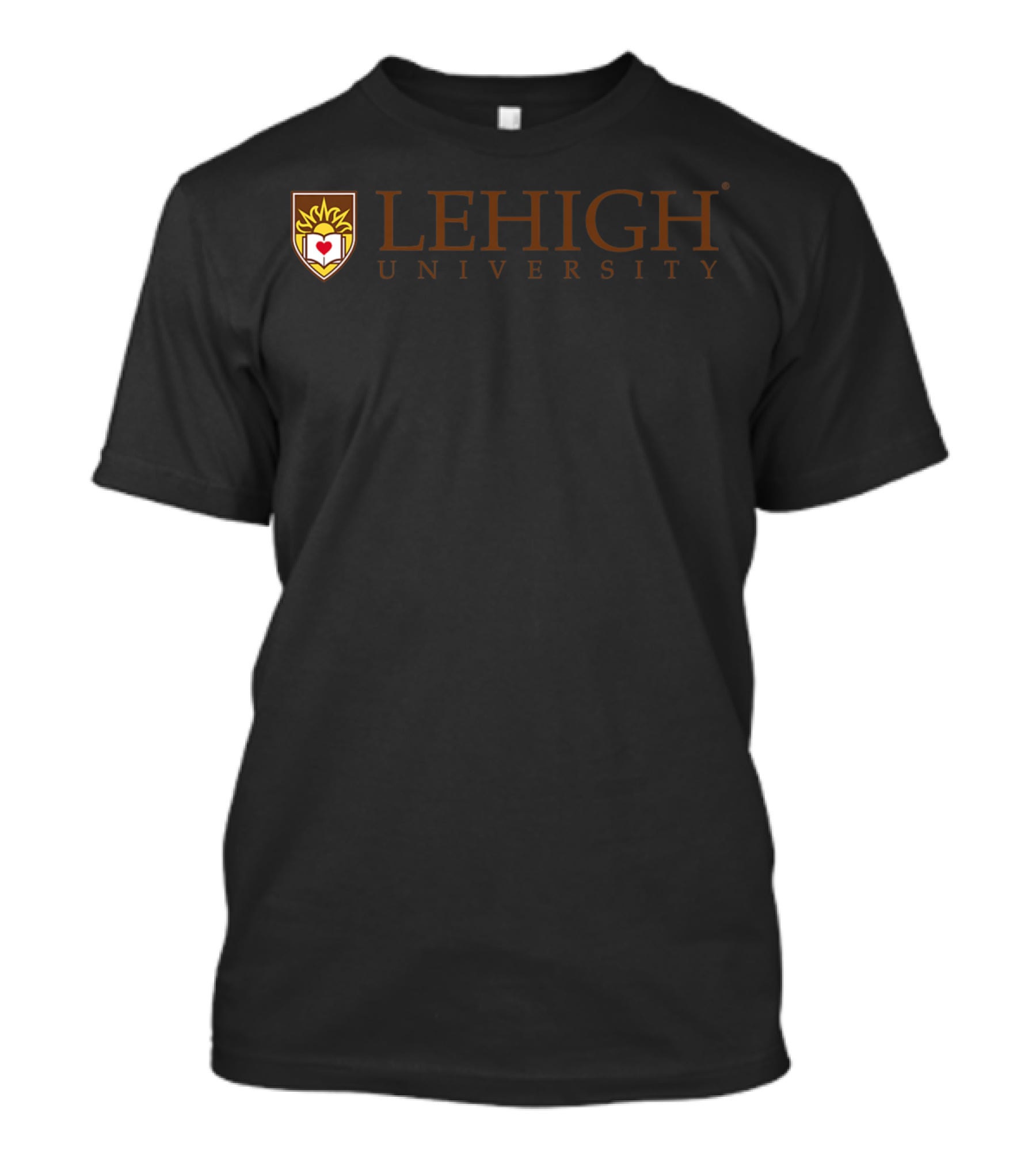 Lehigh University Logo With Shield Emblem And Mountain Hawks Ncaa Pplhu01 T-Shirt
