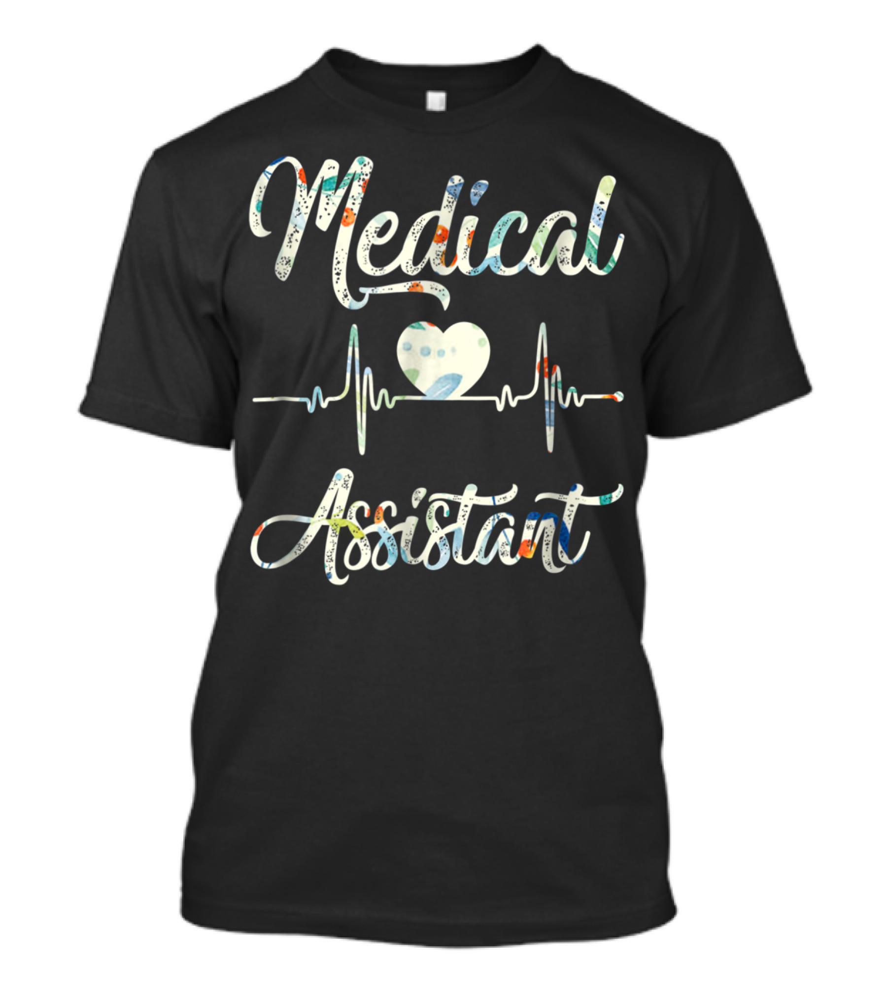 Medical Assistant Heart EKG T-Shirt