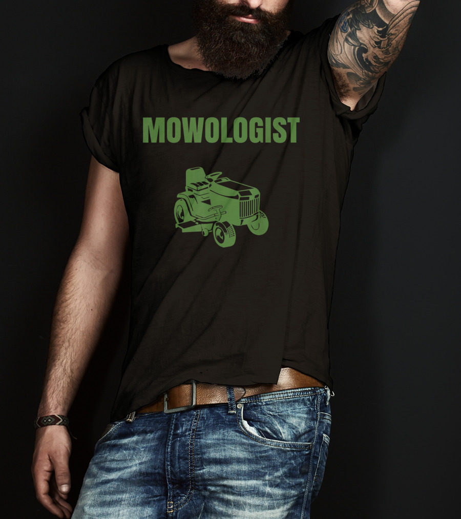 Mowologist Funny Lawnmower Landscaper T-Shirt