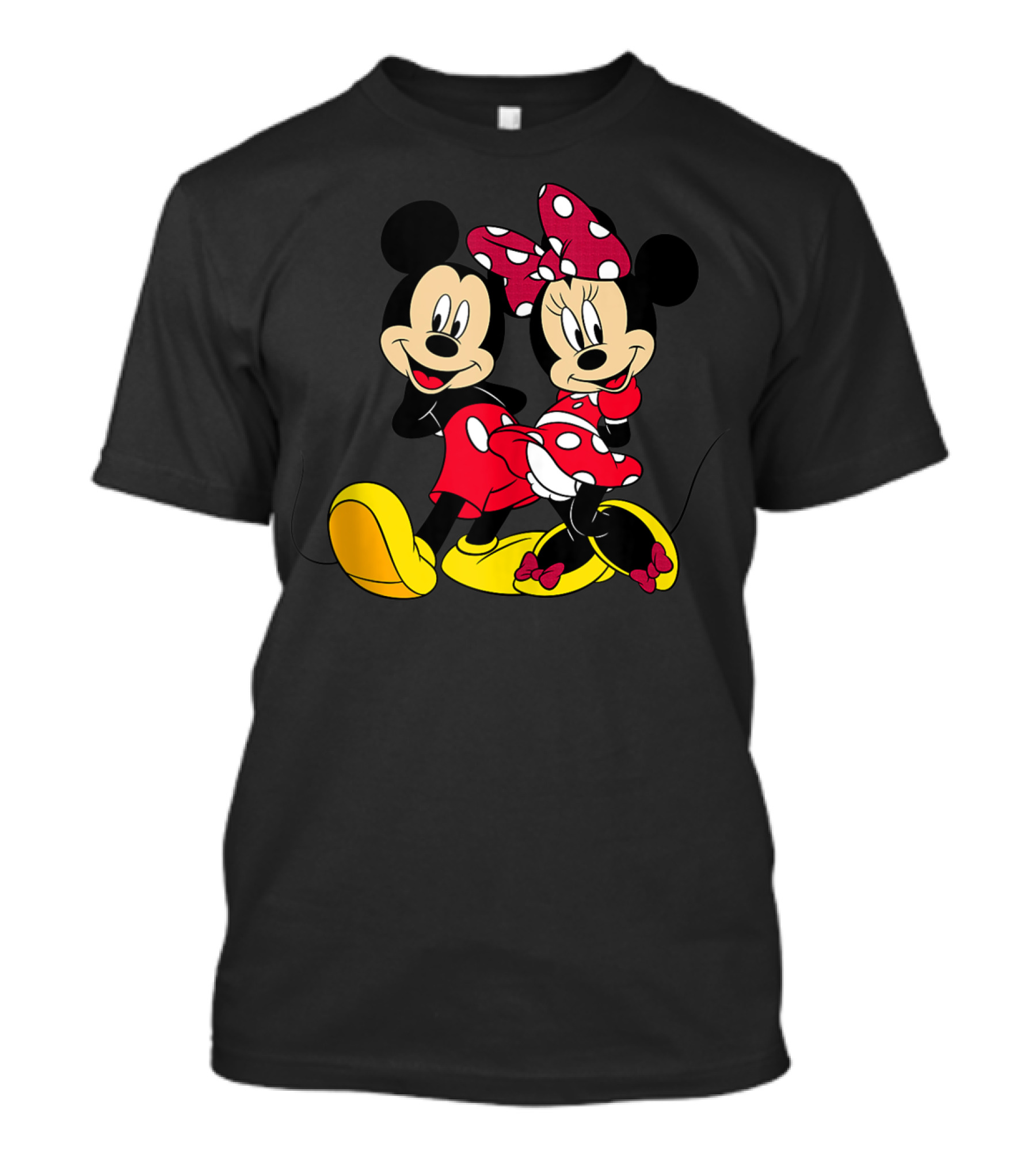 Disney Big Mickey Mouse And Minnie Mouse Classic T-Shirt