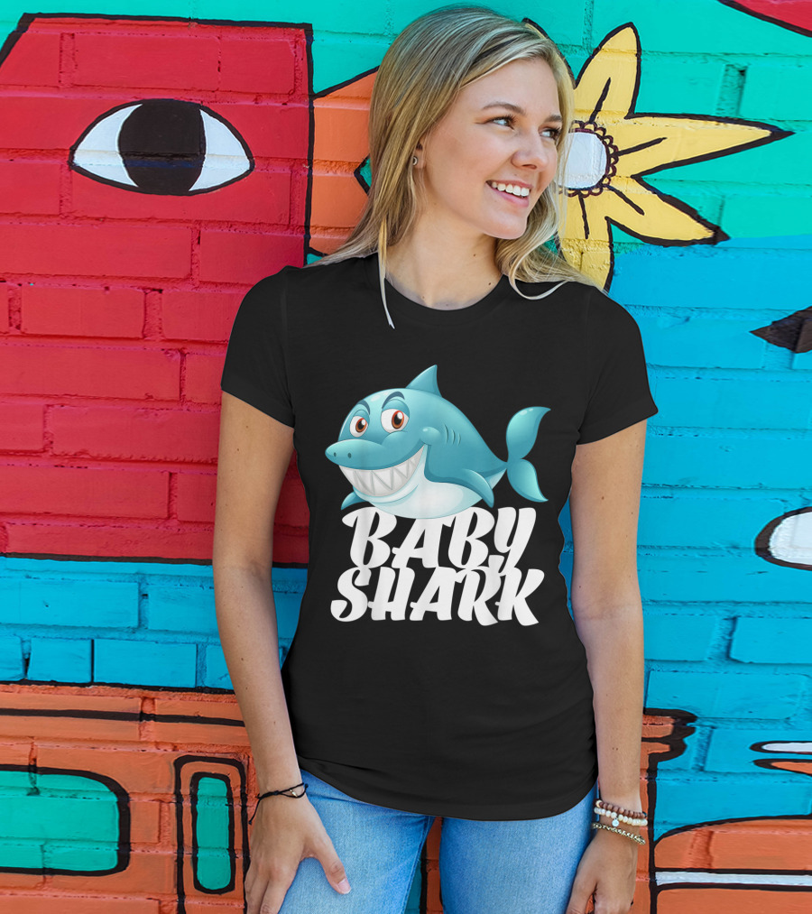 Baby Shark Lovers I Love Sharks T-Shirt