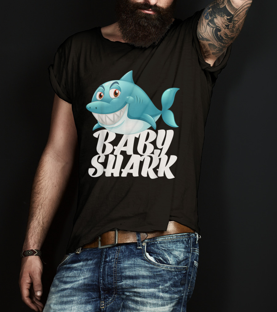 Baby Shark Lovers I Love Sharks T-Shirt