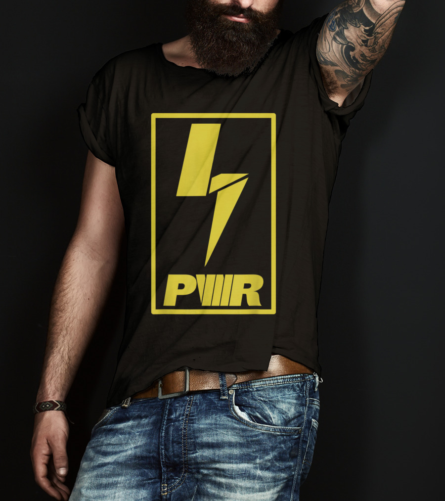 PWR Hazard Bolt Lightning T-Shirt