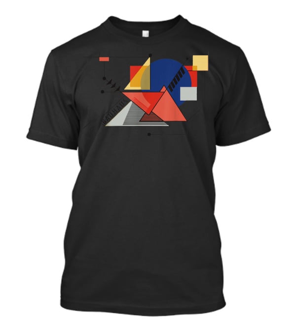 Bauhaus Movement Geometric Abstract 1919 Reproduction T-Shirt