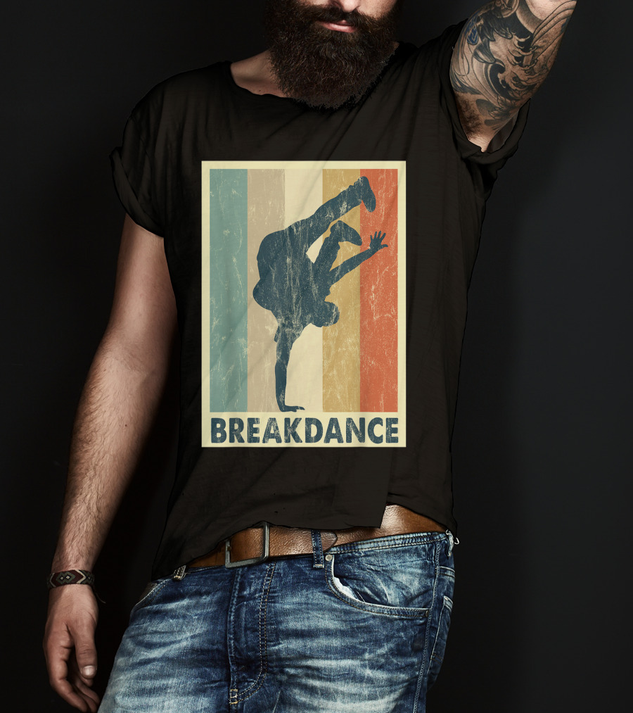 Breakdance Handstand Boys B Boying Vintage T-Shirt