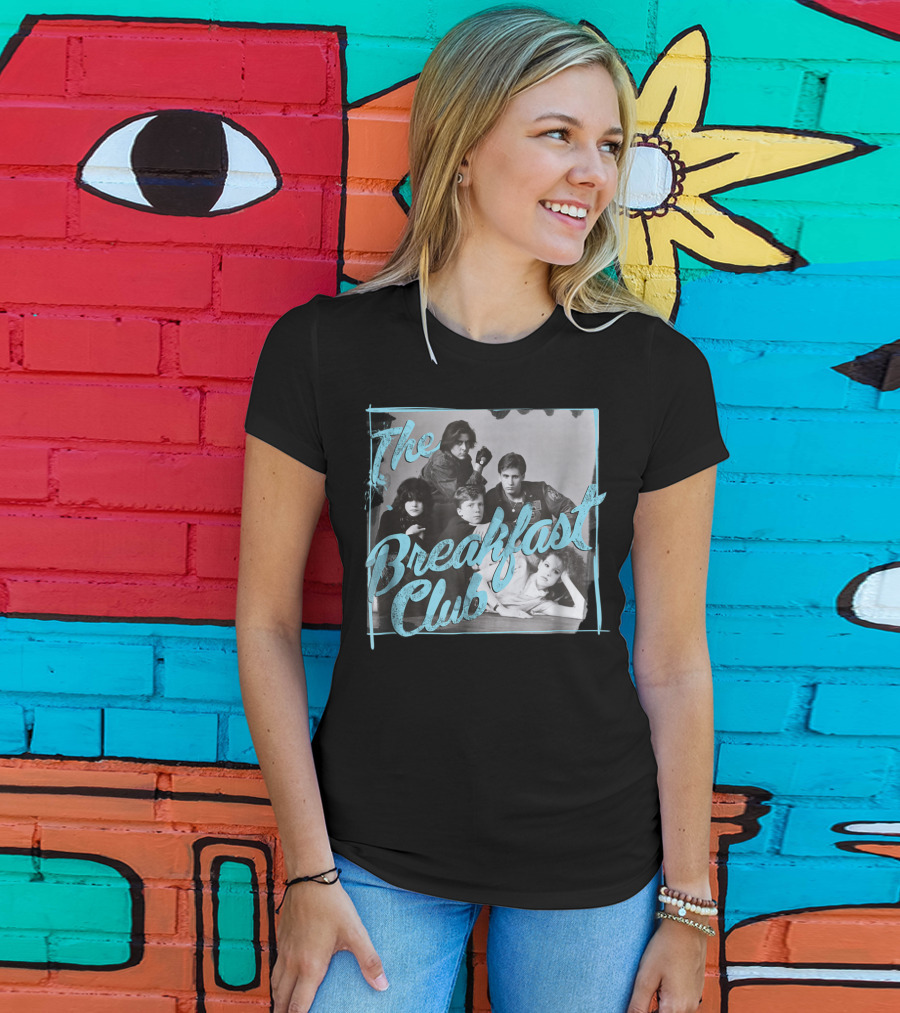 The Breakfast Club Movie Cast Group Photo Album Cover T-Shirt