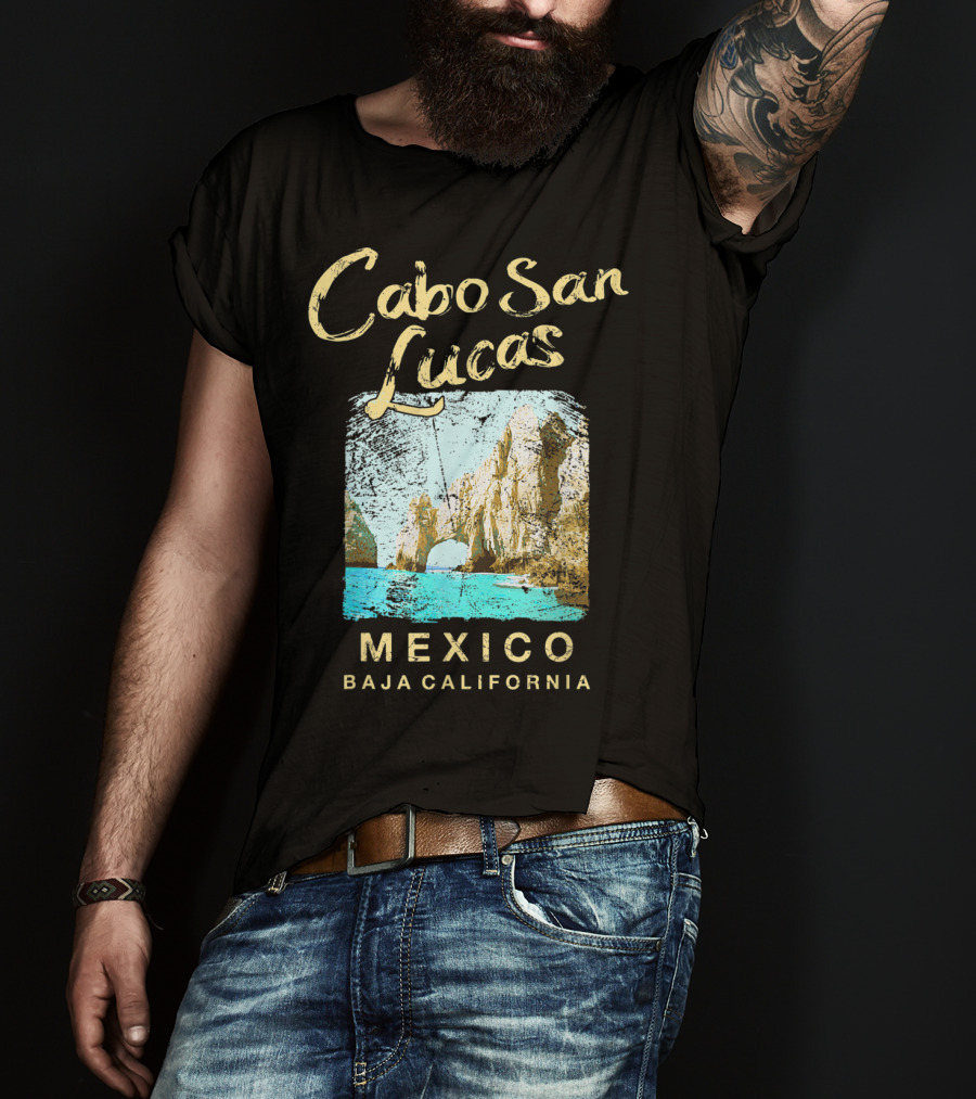 Cabo San Lucas Mexico Baja California Arch Ocean Scene T-Shirt