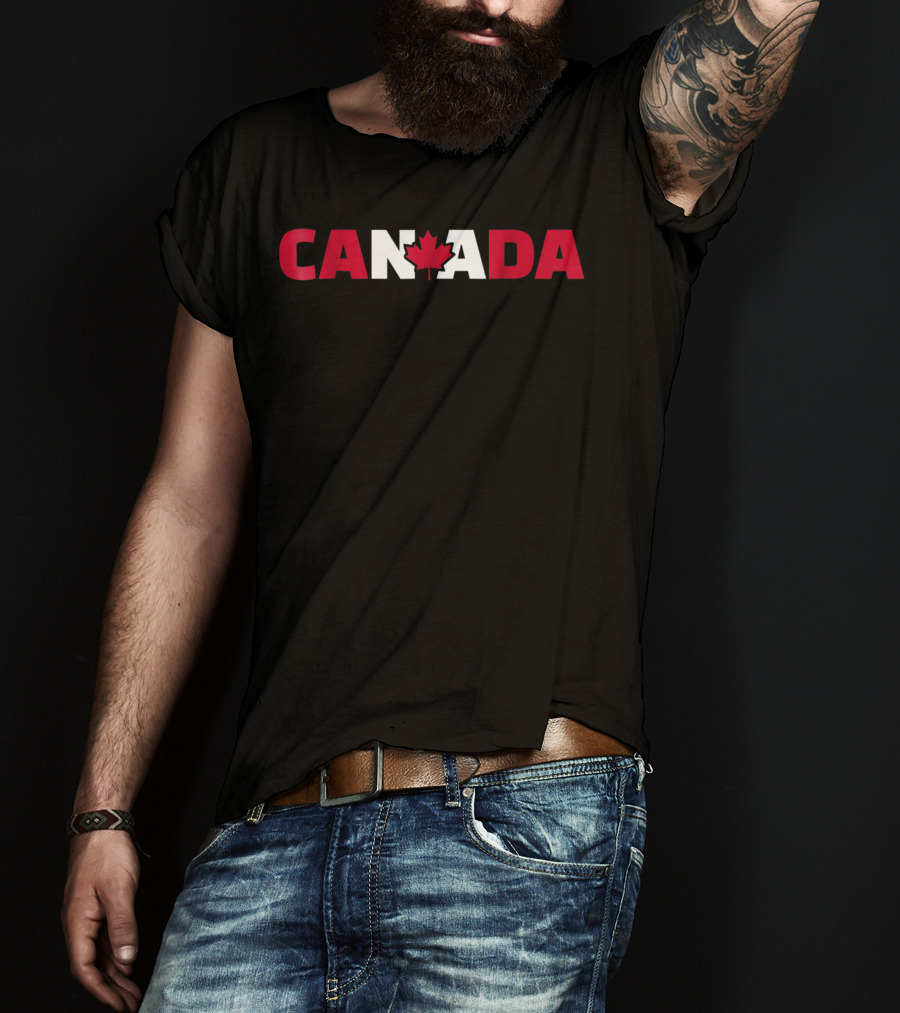 CANADA Maple Leaf Flag Canada T-Shirt