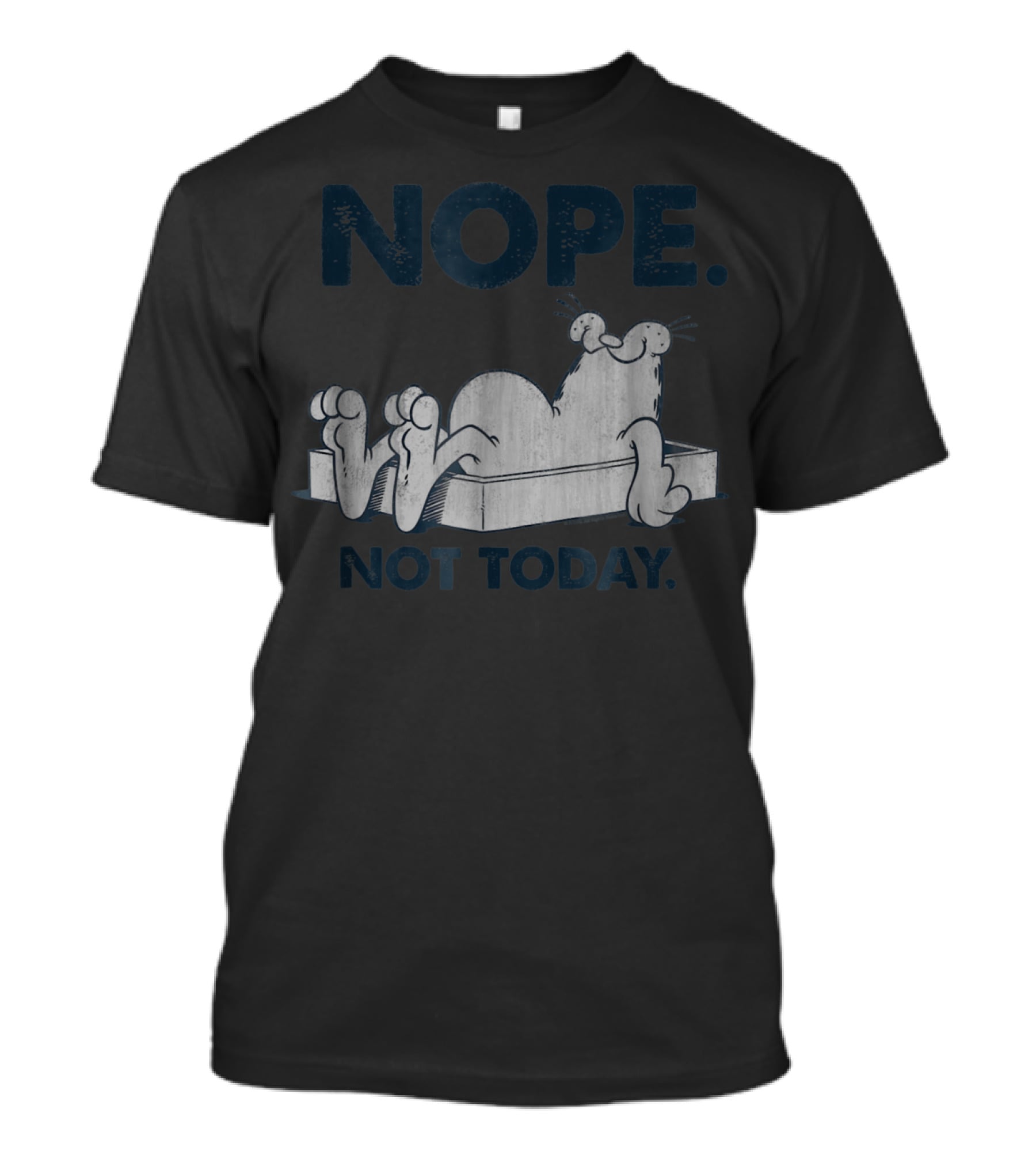 Nope Not Today Garfield T-Shirt