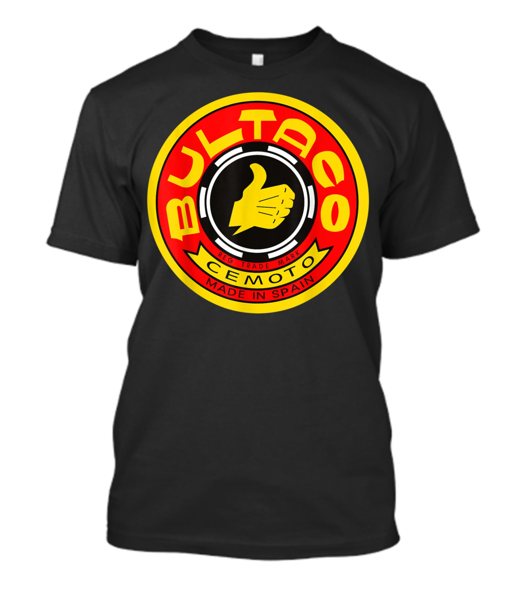 Bultaco Cemoto Made In Spain Reg Trade Mark T-Shirt