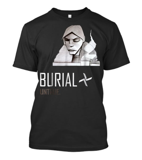 Burial Untrue Monochrome Hoodie Smoking Character T-Shirt