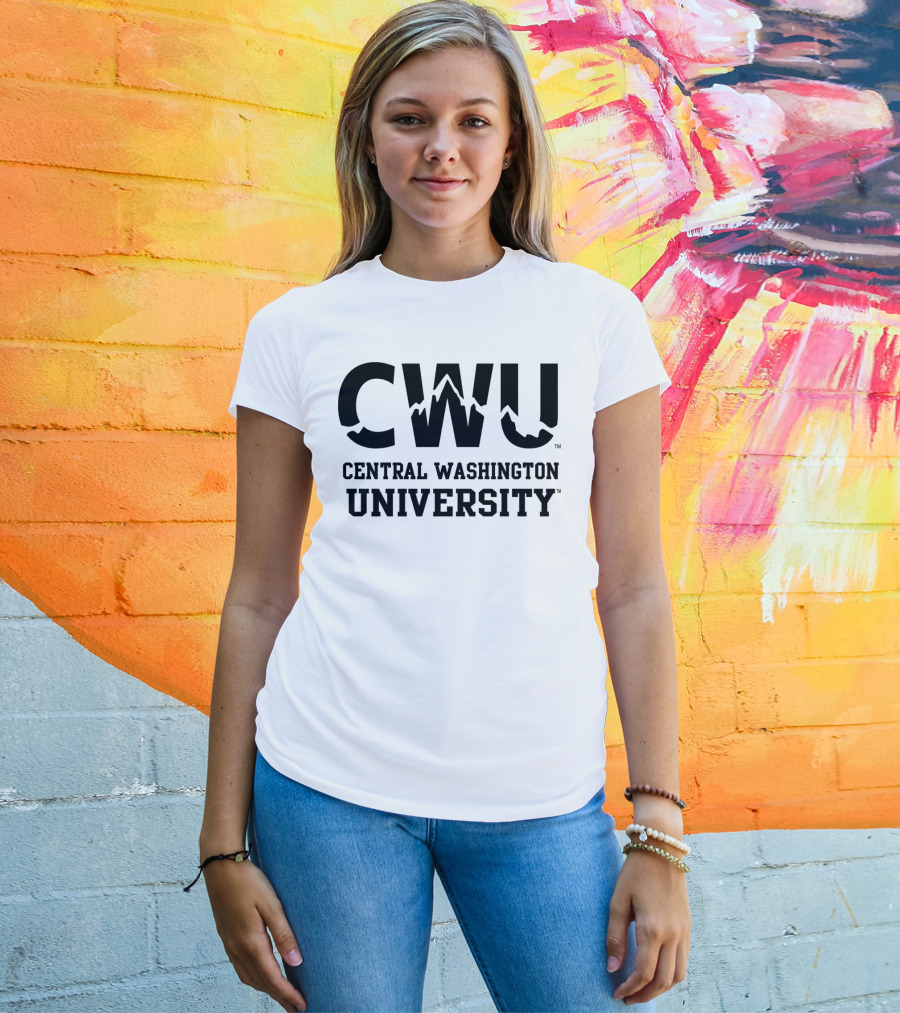 CWU Wildcats Central Washington University Logo Women's PPCWU06 T-Shirt