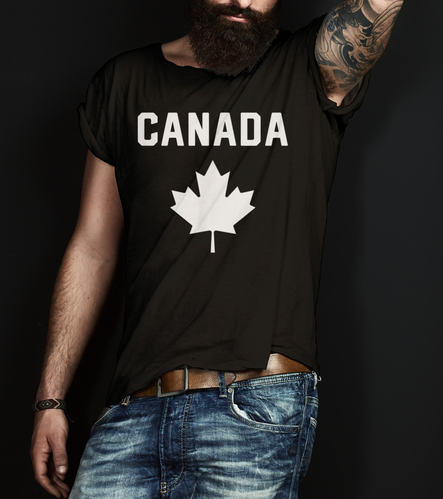 Canada Maple Leaf Minimalist T-Shirt
