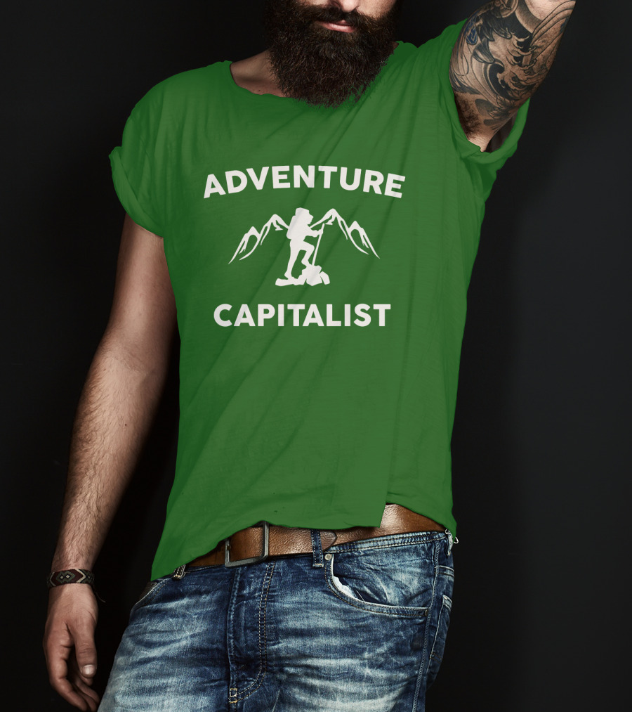 Adventure Capitalist Hiking Mountain Climber T-Shirt