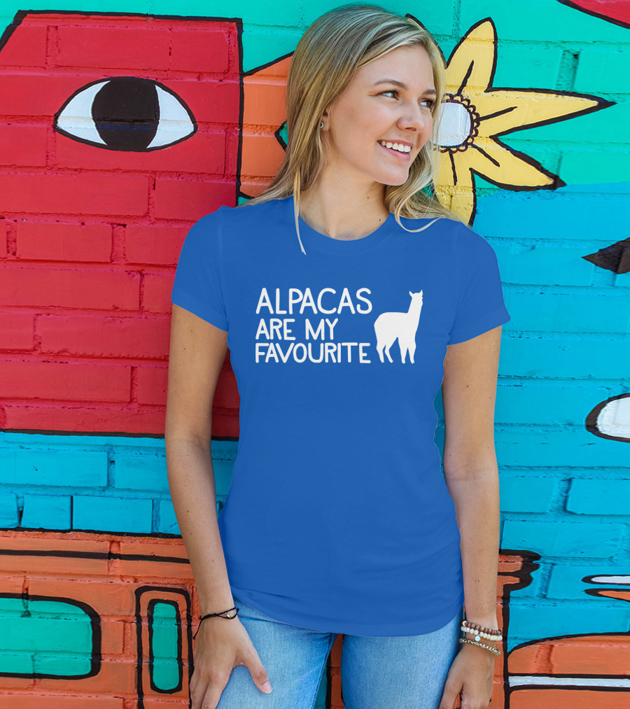 Alpacas Are My Favourite T-Shirt