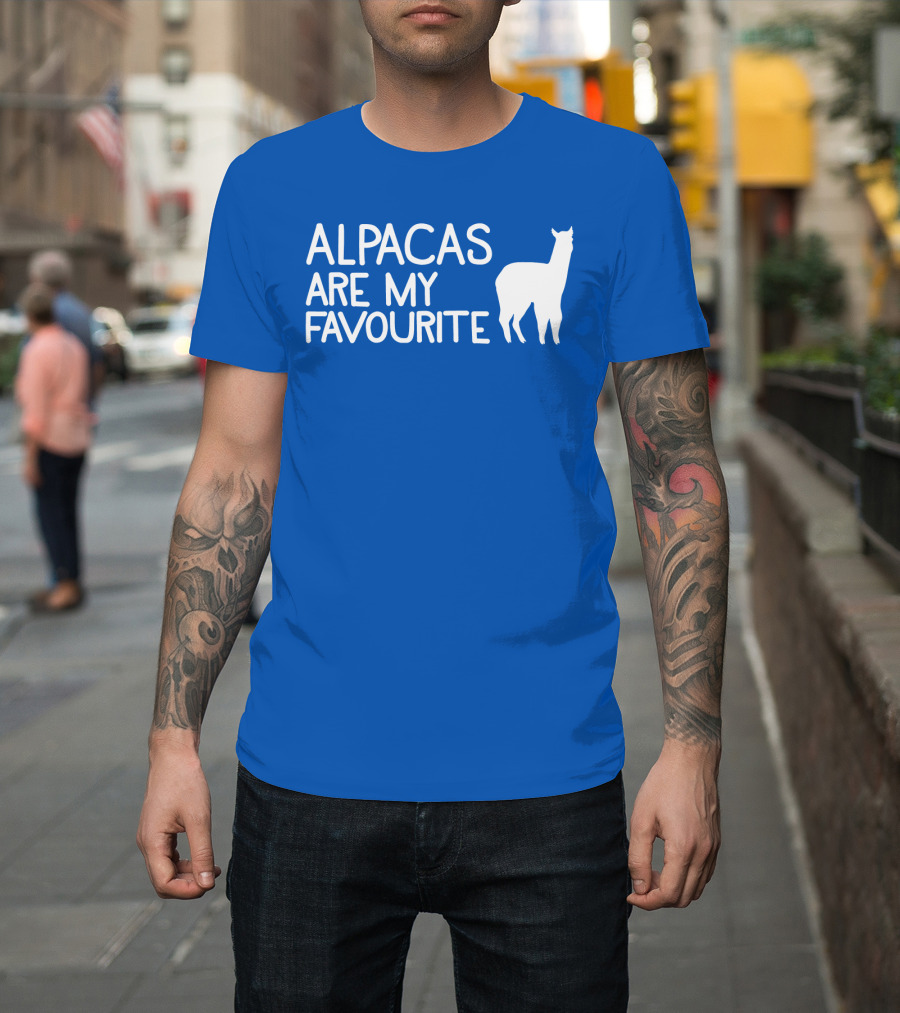 Alpacas Are My Favourite T-Shirt