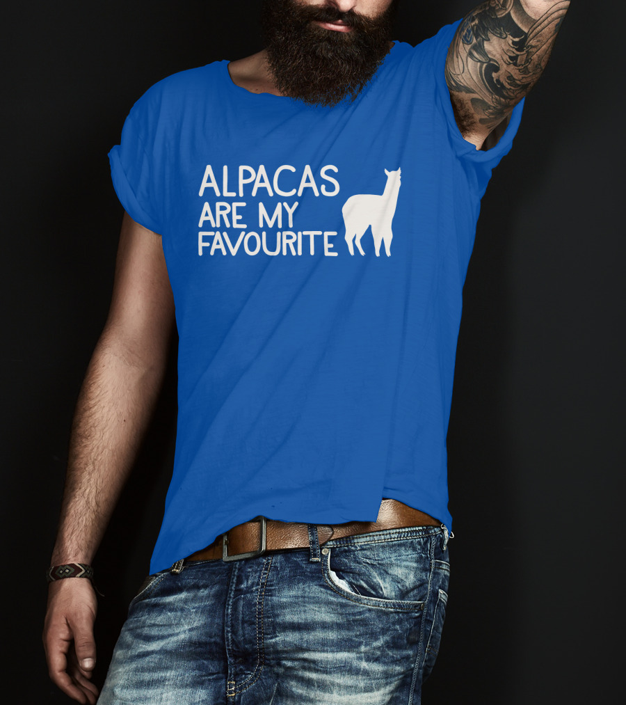 Alpacas Are My Favourite T-Shirt