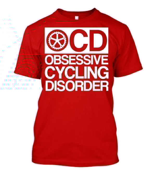 OCD Obsessive Cycling Disorder Gearwheel T-Shirt