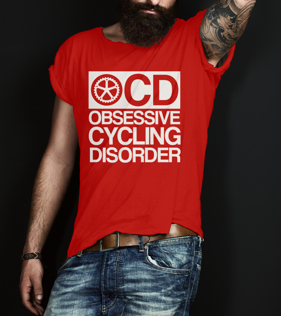 OCD Obsessive Cycling Disorder Gearwheel T-Shirt