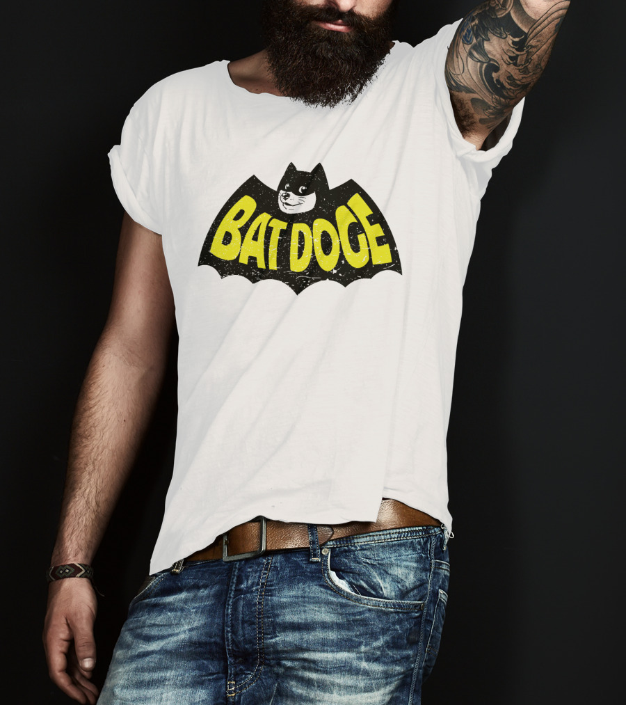 Bat Doge BatDoge Iconic Superhero Doge T-Shirt