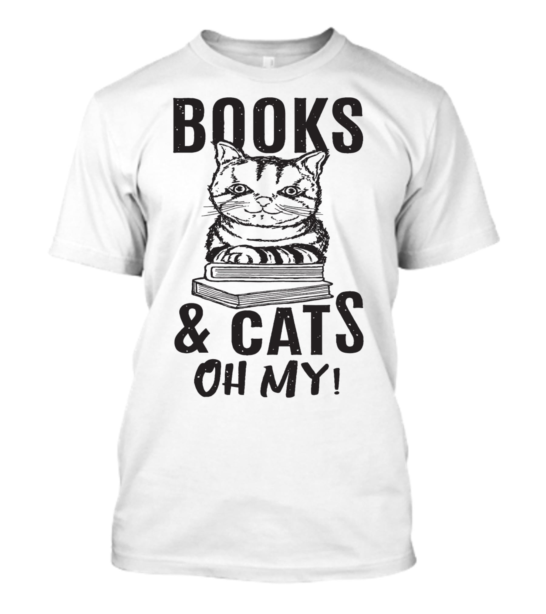 BOOKS And CATS OH MY T-Shirt