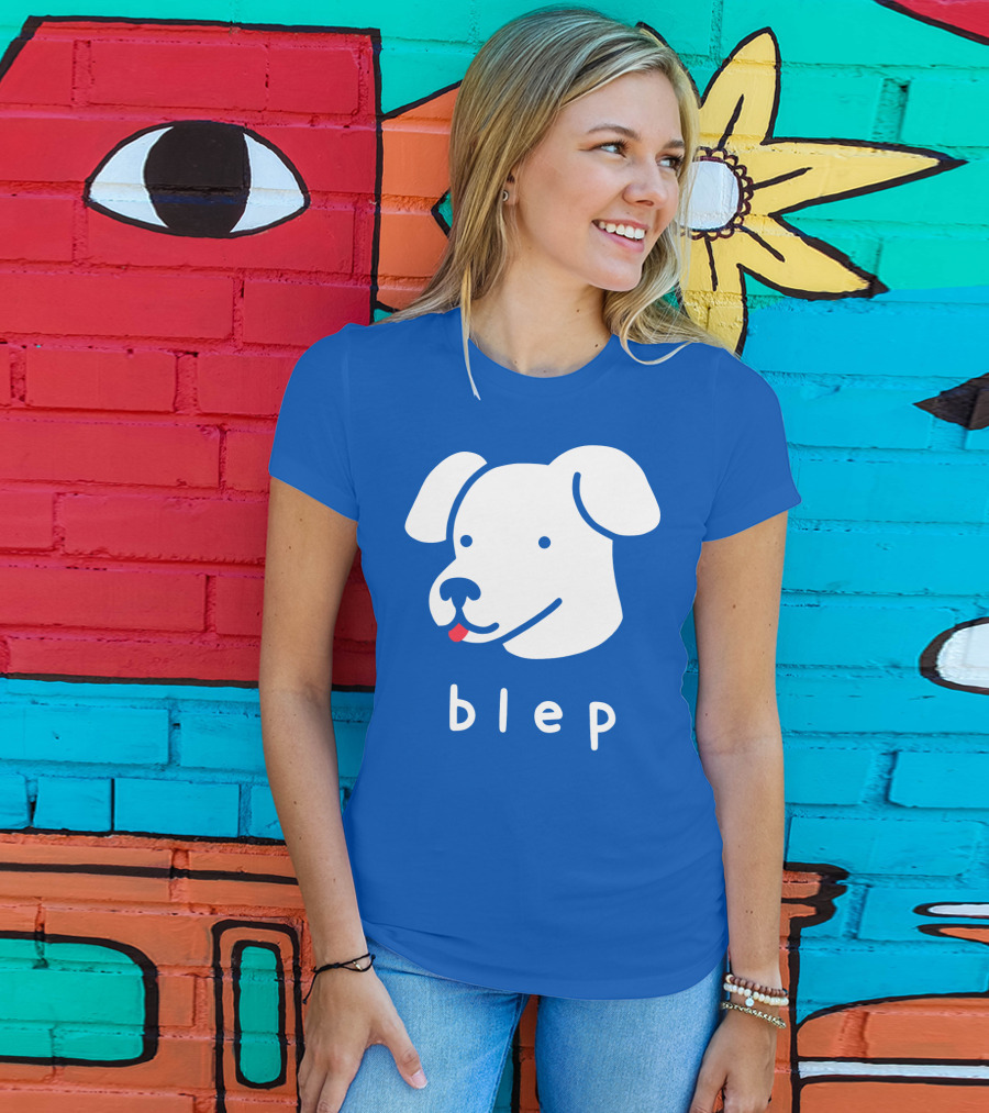 Blep Dog With Tongue Out T-Shirt