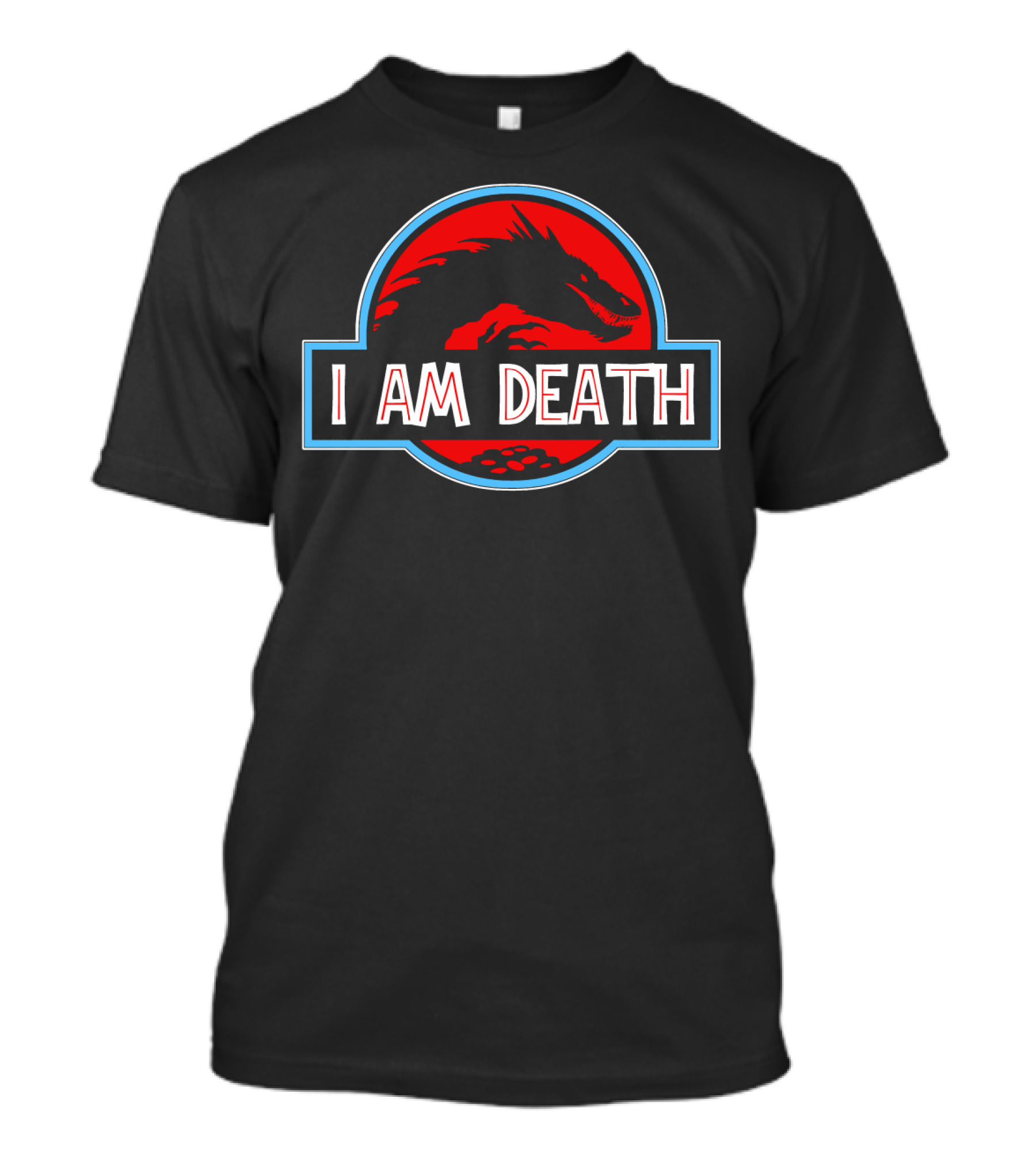 Smaug I Am Death Jurassic Park Style Red Dragon T-Shirt