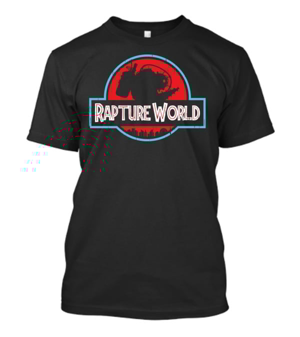 Rapture World Bioshock Jurassic Park Crossover T-Shirt