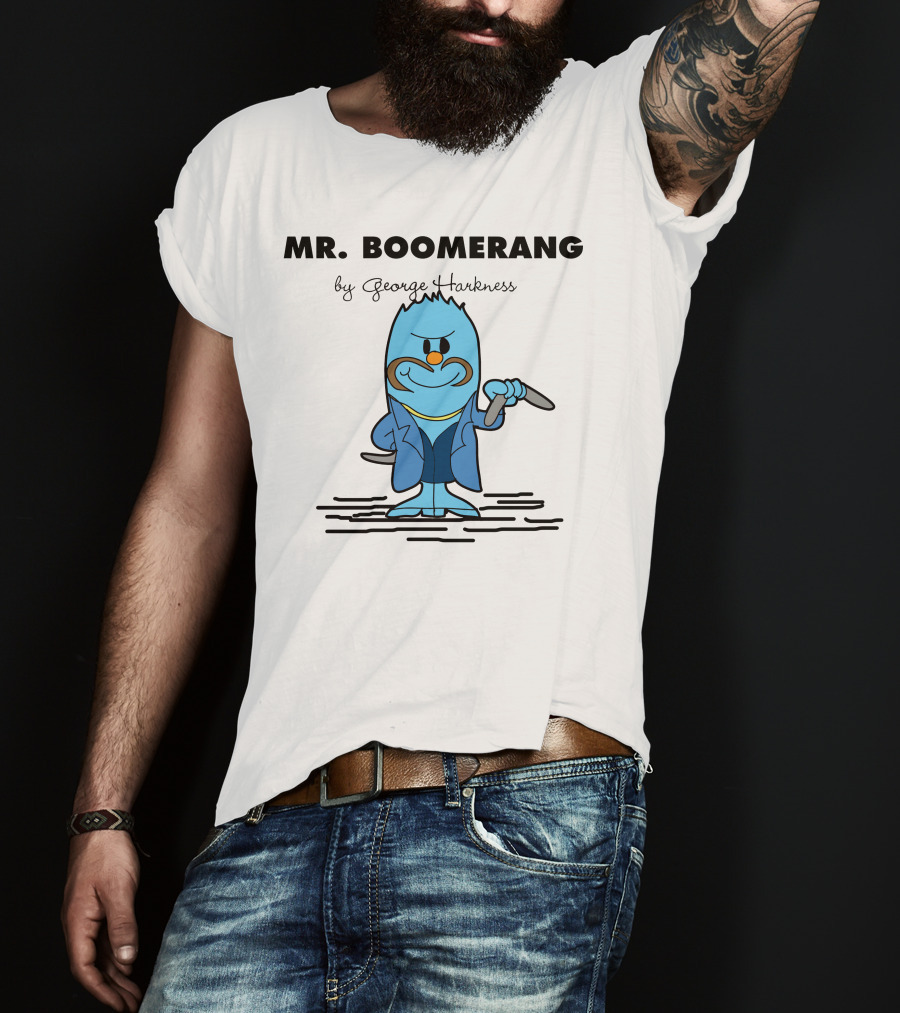 MR. BOOMERANG By George Harkness T-Shirt