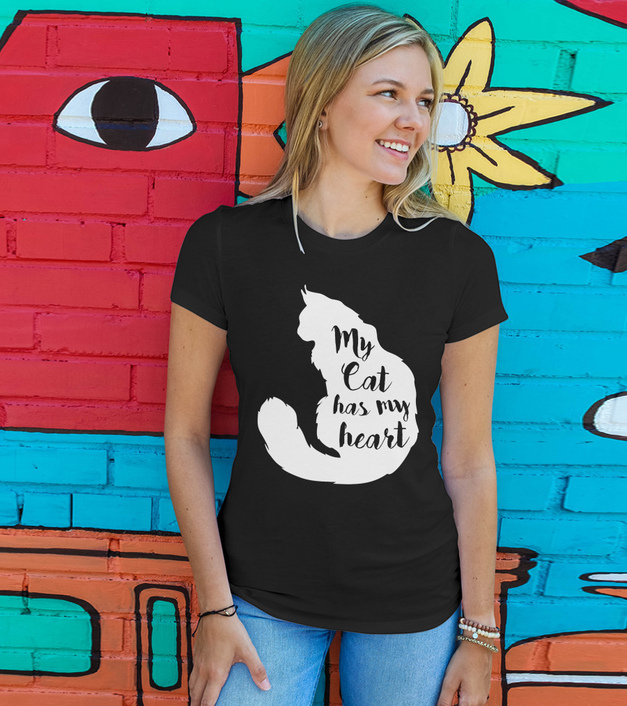 My Cat Has My Heart Cat T-Shirt
