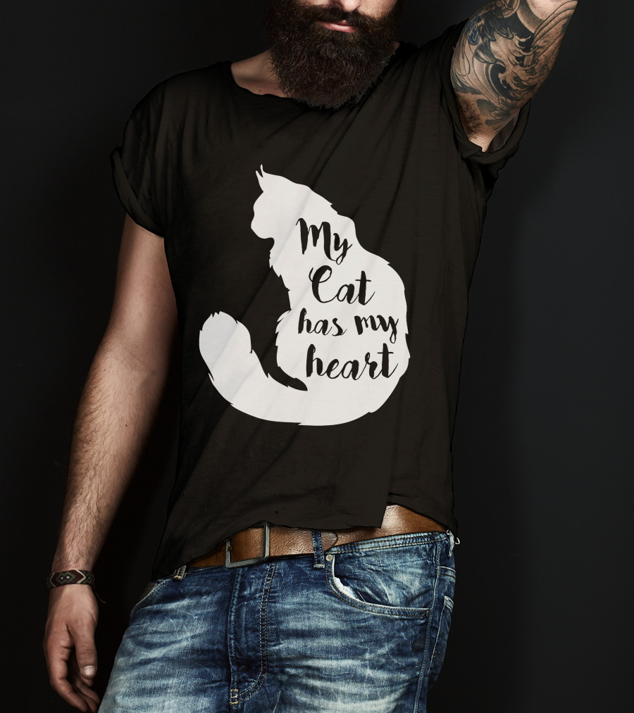 My Cat Has My Heart Cat T-Shirt
