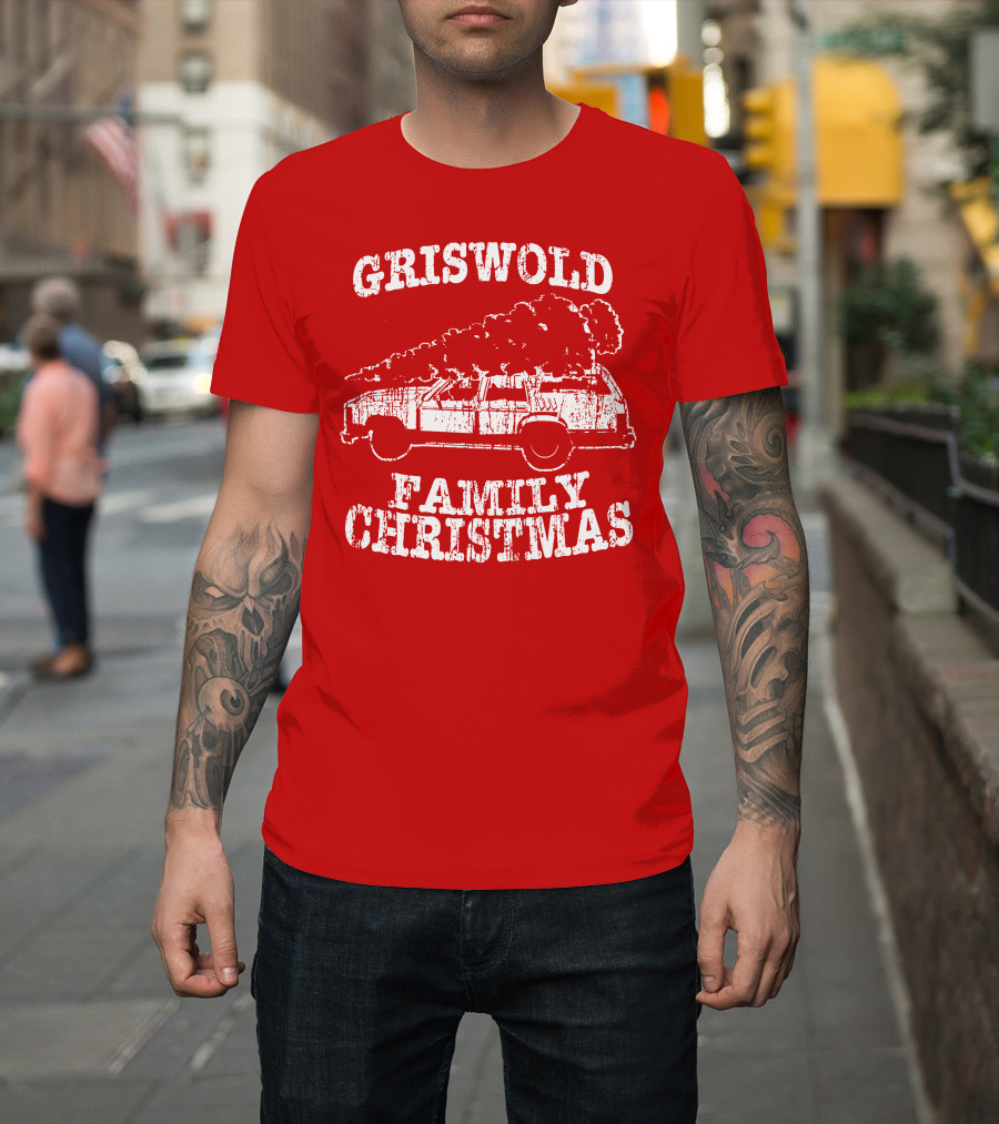 Griswold Family Christmas Tree Car Journey T-Shirt