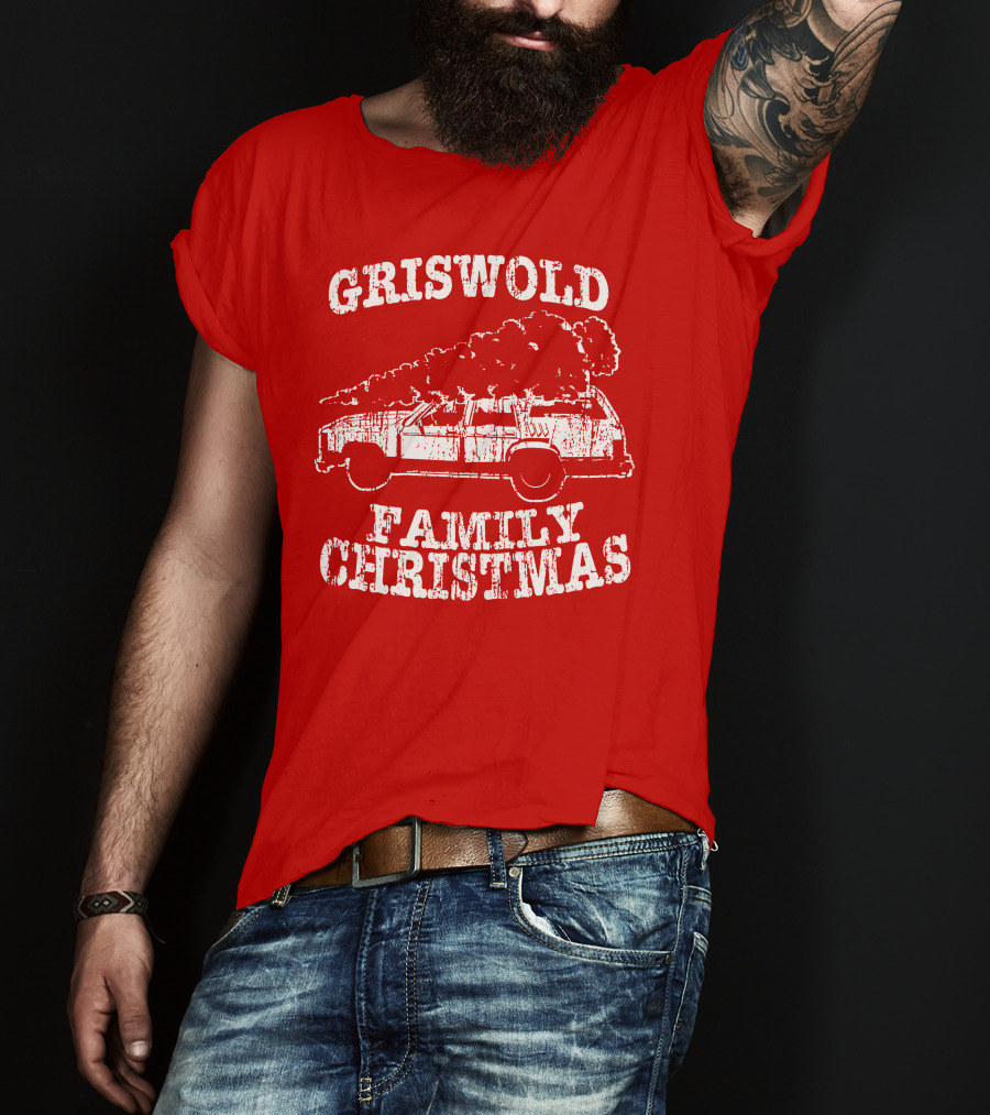 Griswold Family Christmas Tree Car Journey T-Shirt