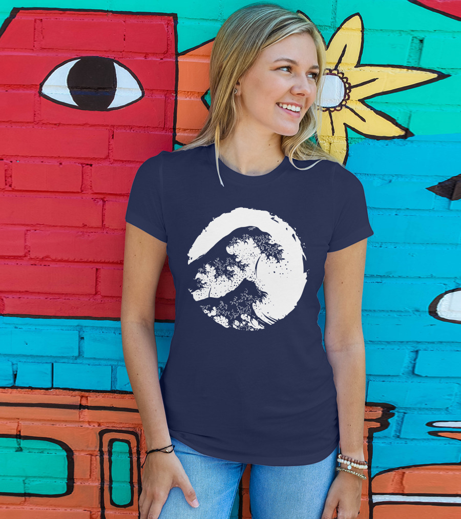 Wave In Japan Iconic Circle T-Shirt