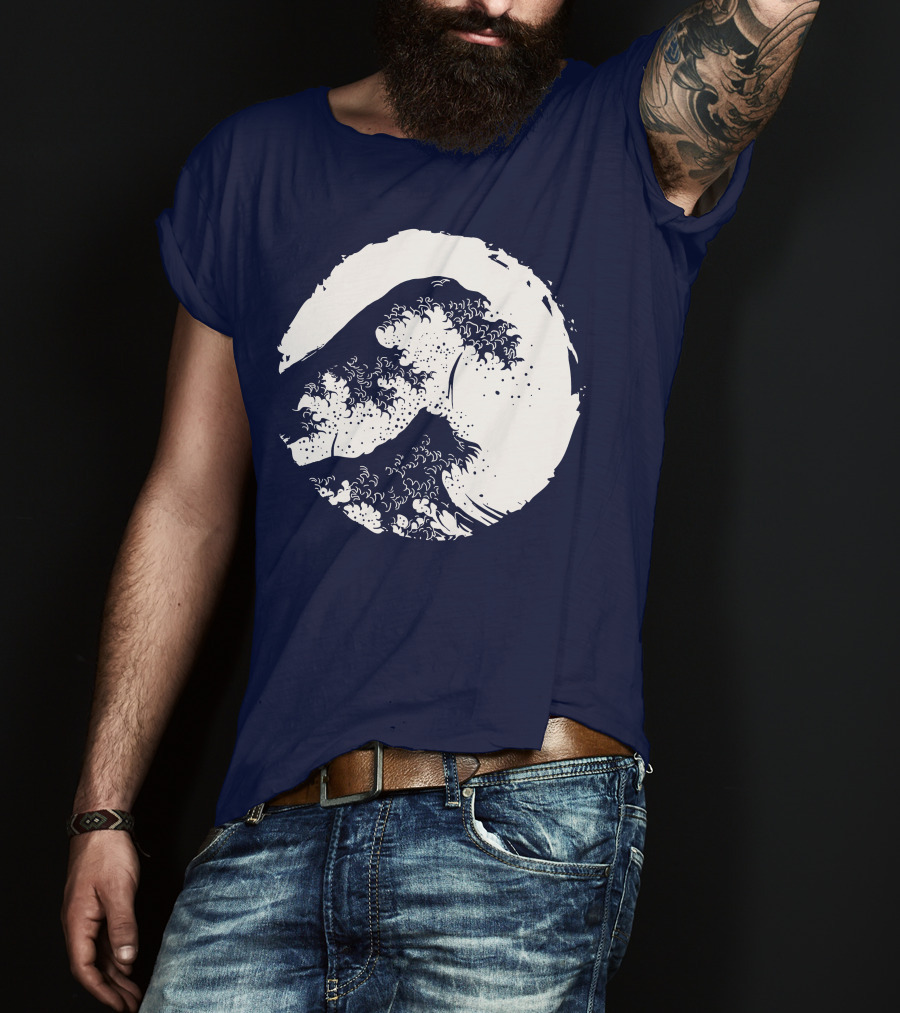 Wave In Japan Iconic Circle T-Shirt