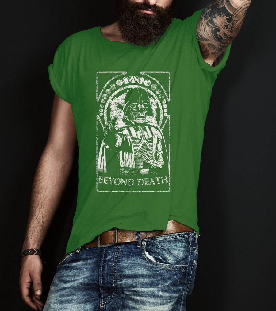 Power Beyond Death Darth Vader Skeleton Vintage T-Shirt