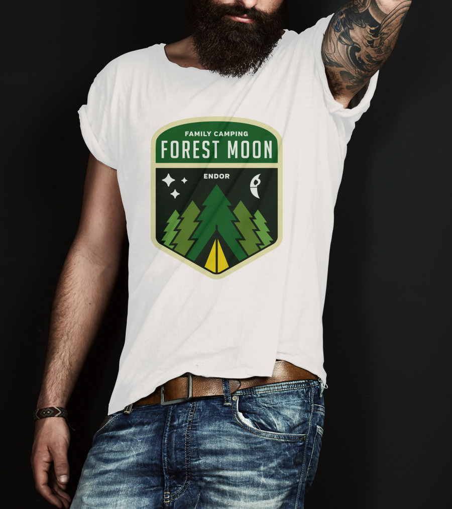 Family Camping Forest Moon Endor T-Shirt